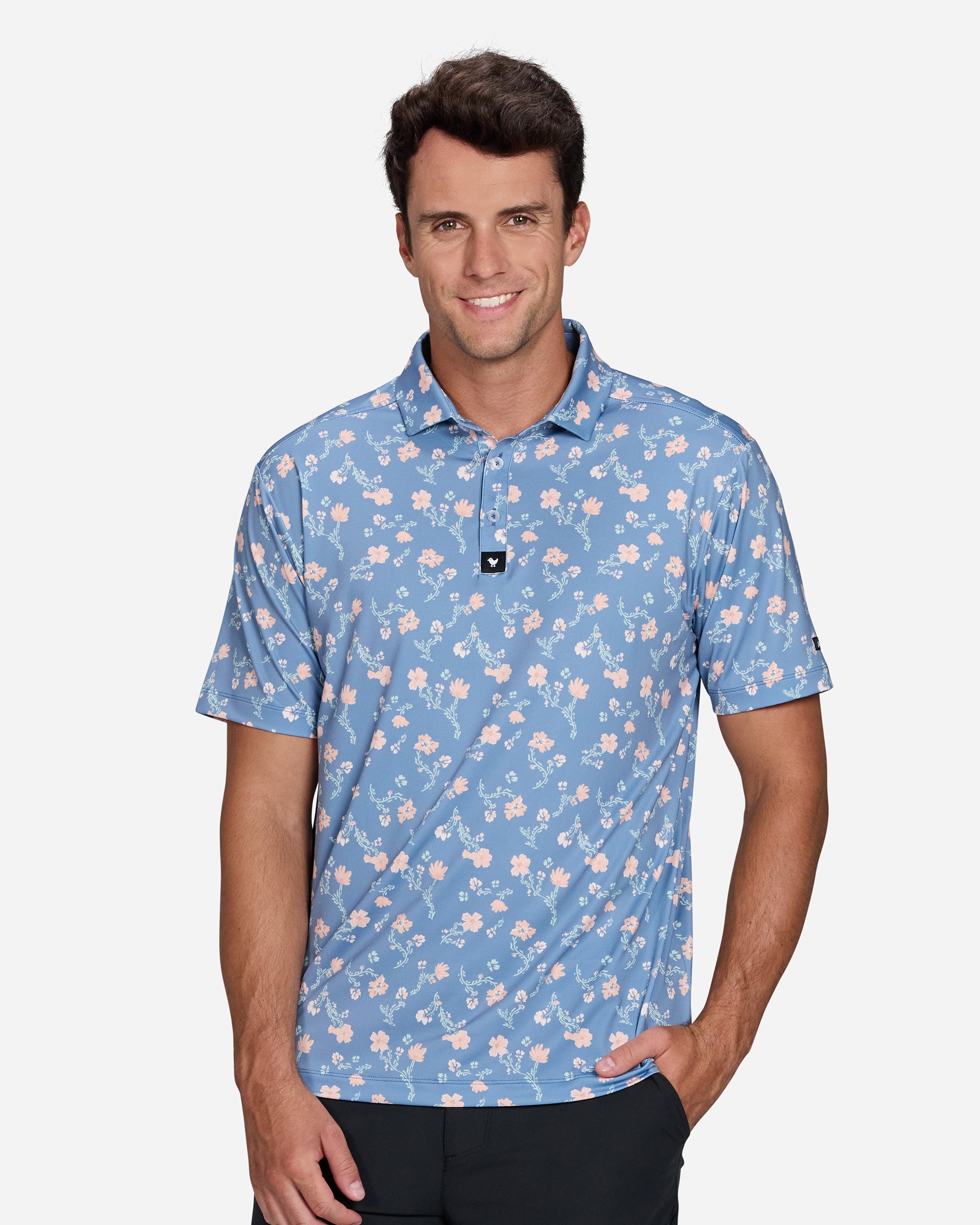 Bad Paisley-Men's Polo-Bad Birdie