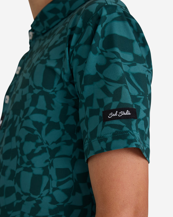 Youth Polo - Chipped Grooves - Pine